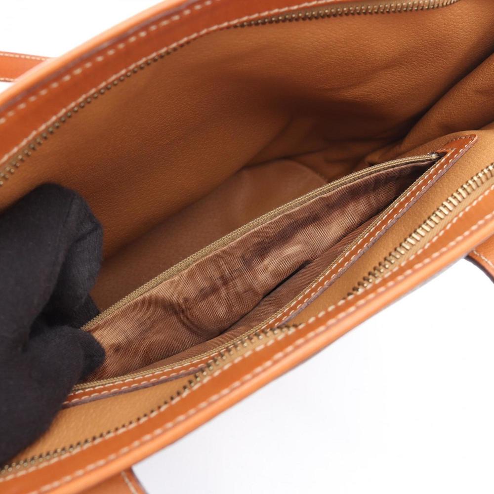CELINE Brown Leather Tote Bag - Picture 5 of 10